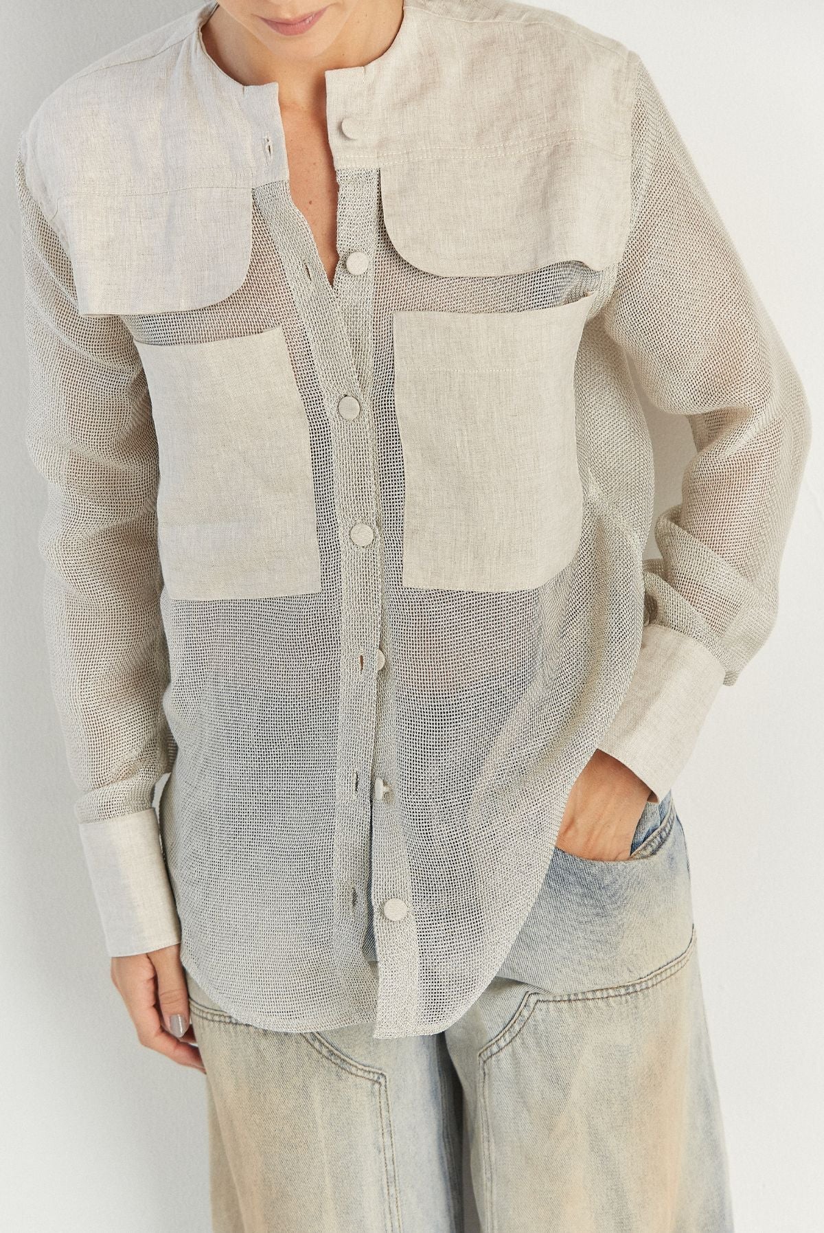 Blusa Camisera Leñadora