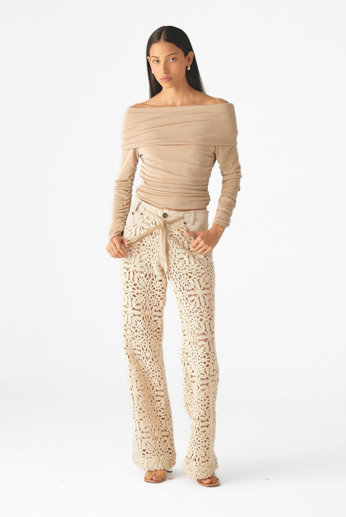 Pantalón Guipure