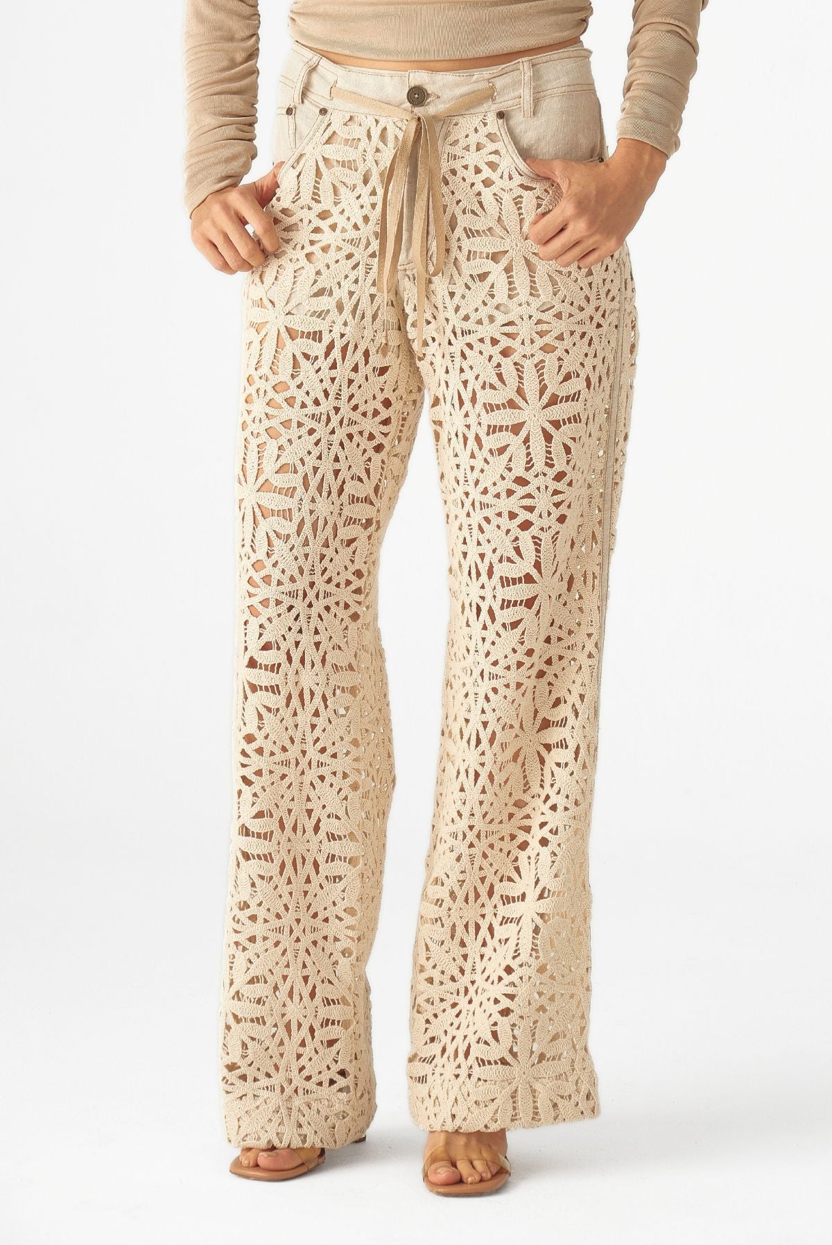 Pantalón Guipure