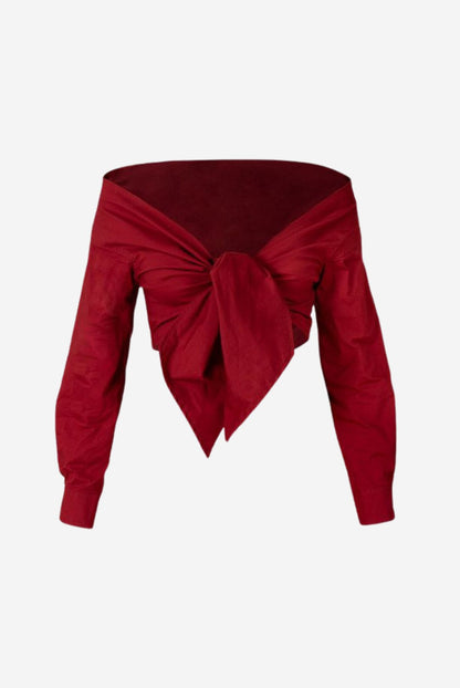 tray collar shirt