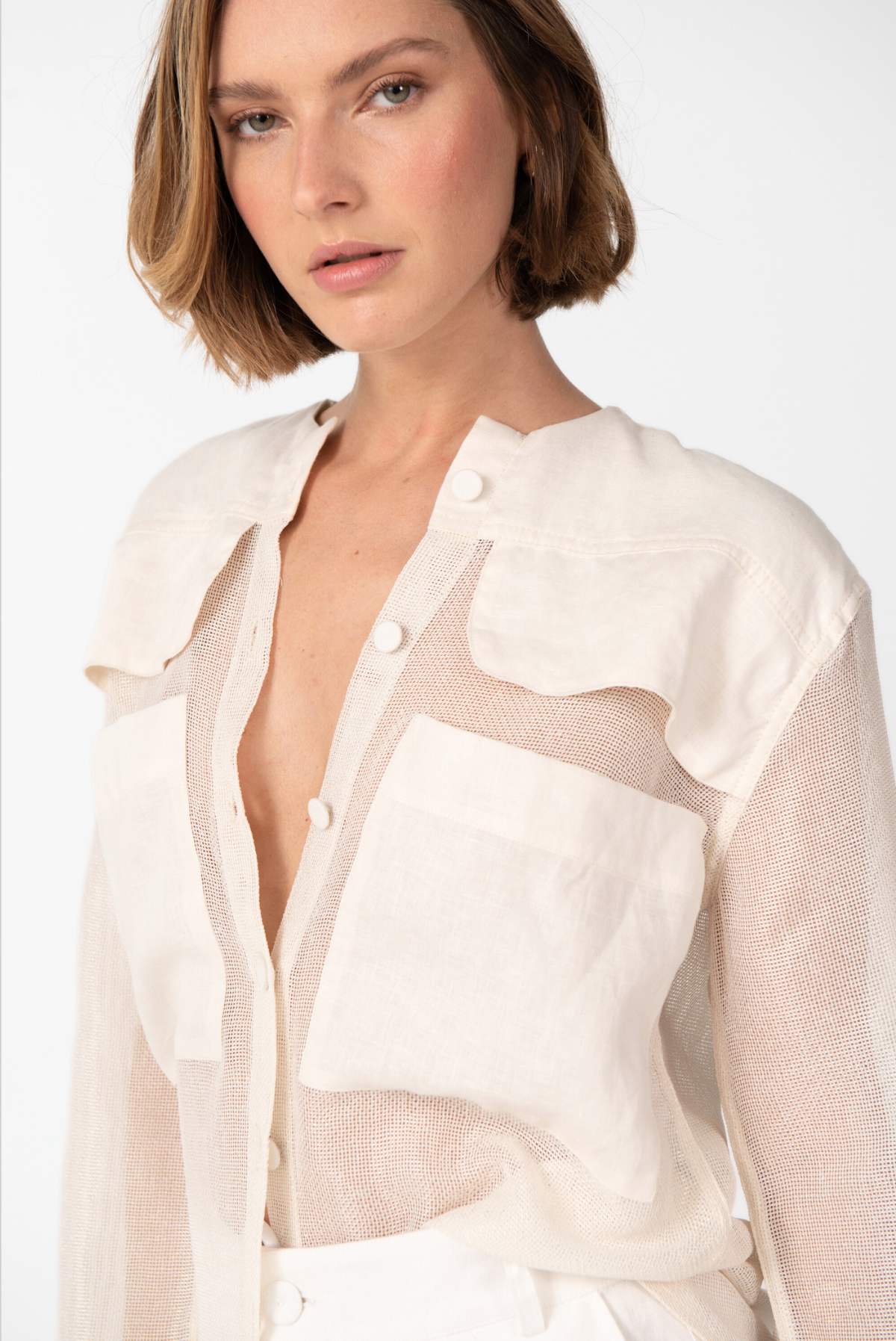 Blusa Camisera Leñadora