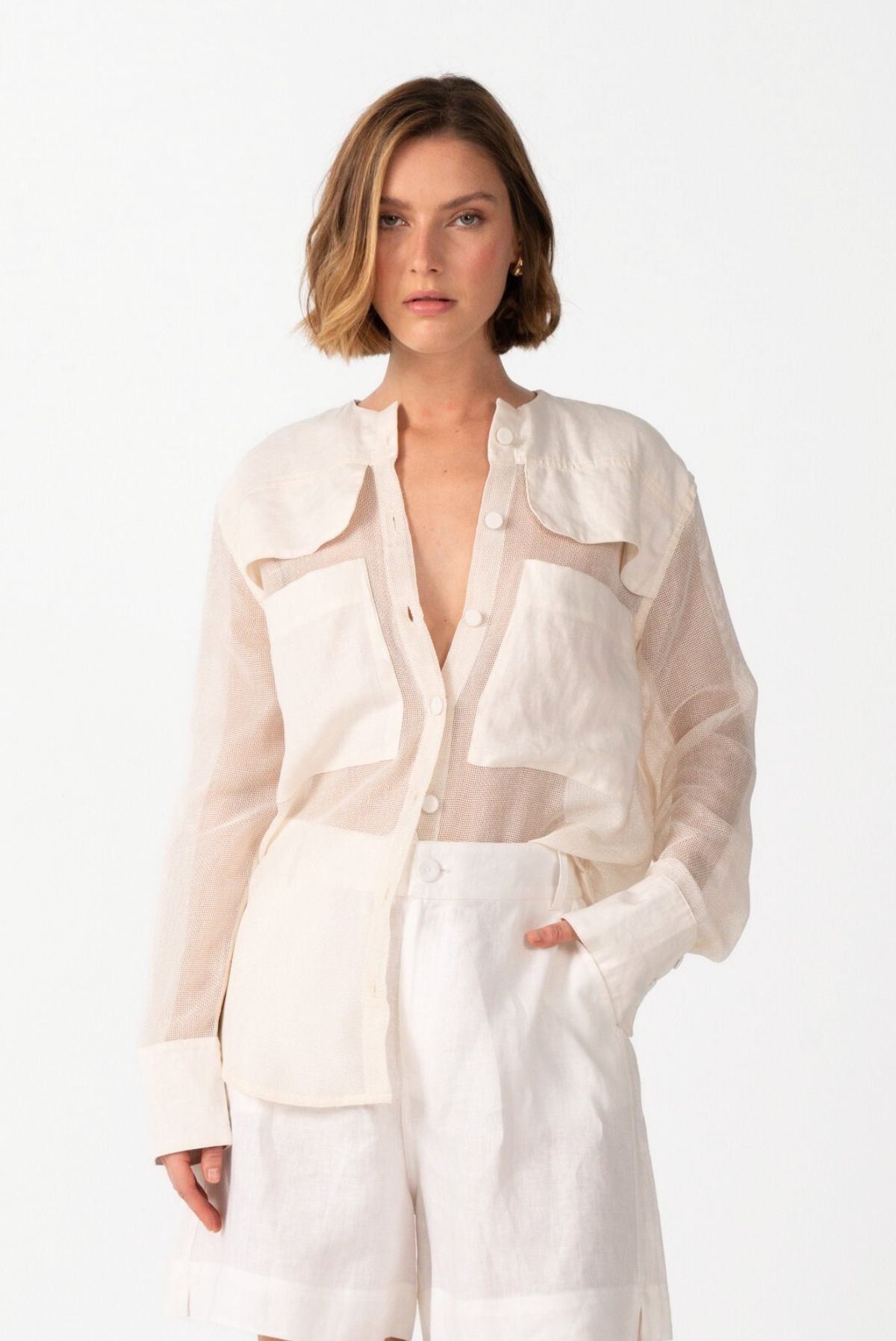 Blusa Camisera Leñadora