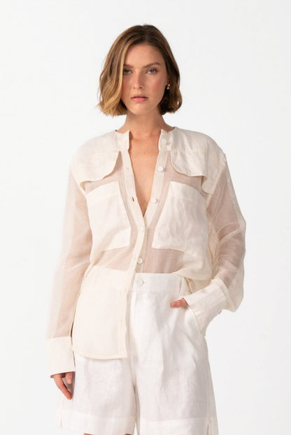 Blusa Camisera Leñadora