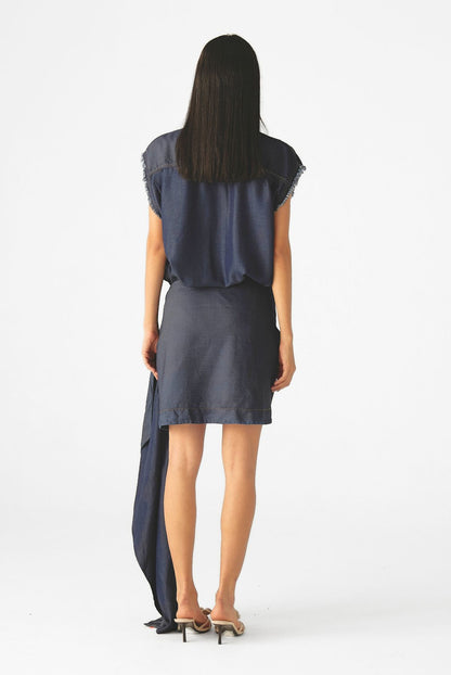 Falda Valle en Denim