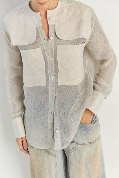 Blusa Camisera Leñadora